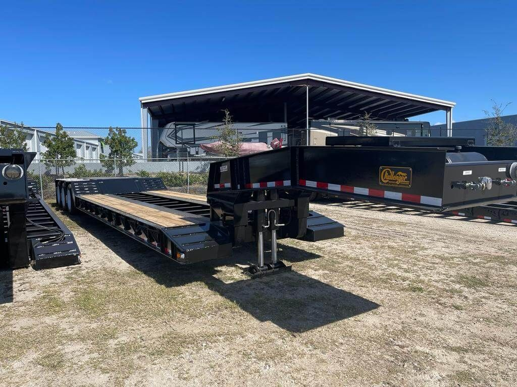 Lowboy en operación